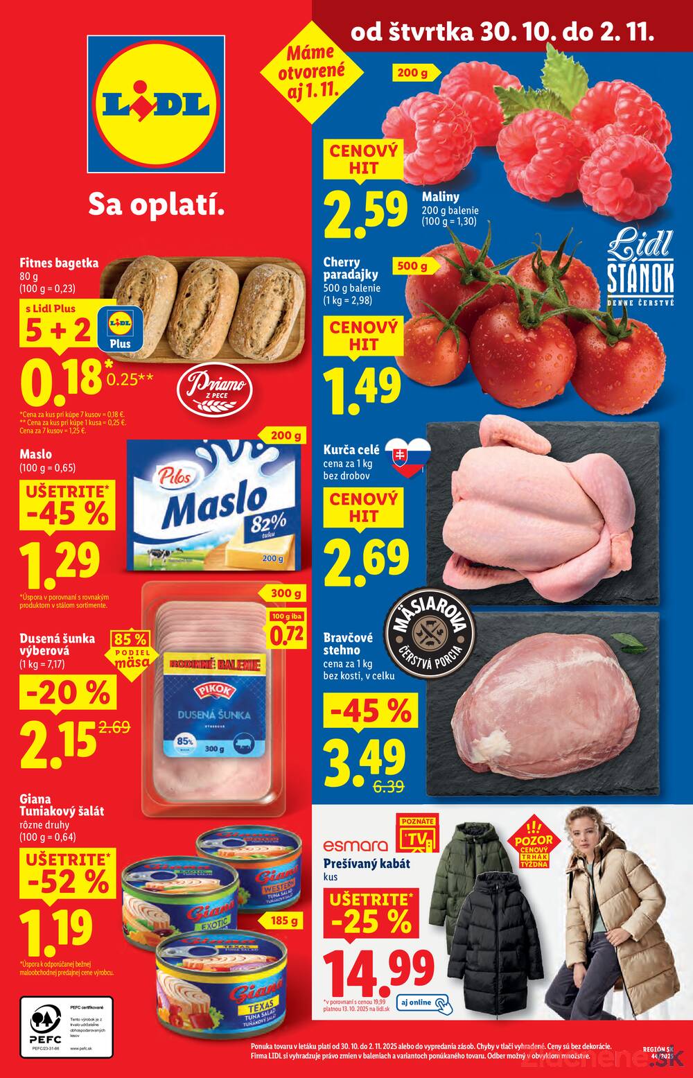 Leták Lidl
		  platný do 2.11.2025 - strana 57