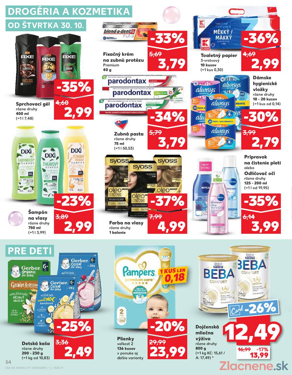 Leták Kaufland - Kaufland 30.10. - 5.11. - Kaufland Michalovce - strana 54 Leták Kaufland - Kaufland 30.10. - 5.11. - Kaufland Michalovce - strana 54
