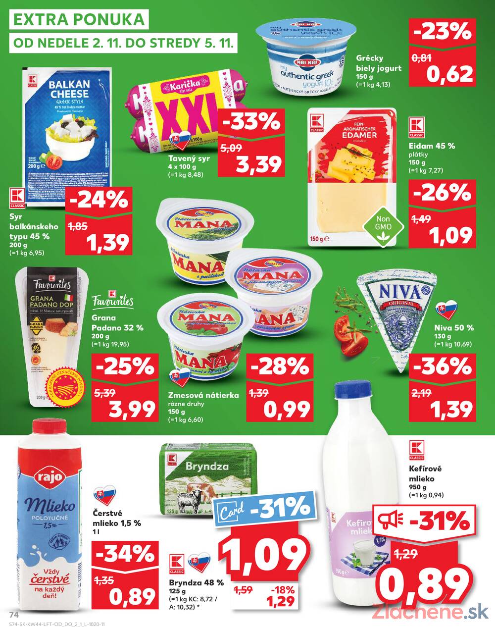 Leták Kaufland - Kaufland 30.10. - 5.11. - Kaufland Michalovce - strana 74 Leták Kaufland - Kaufland 30.10. - 5.11. - Kaufland Michalovce - strana 74