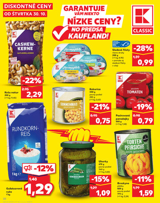 Kaufland 30.10. - 5.11. - Kaufland Humenné