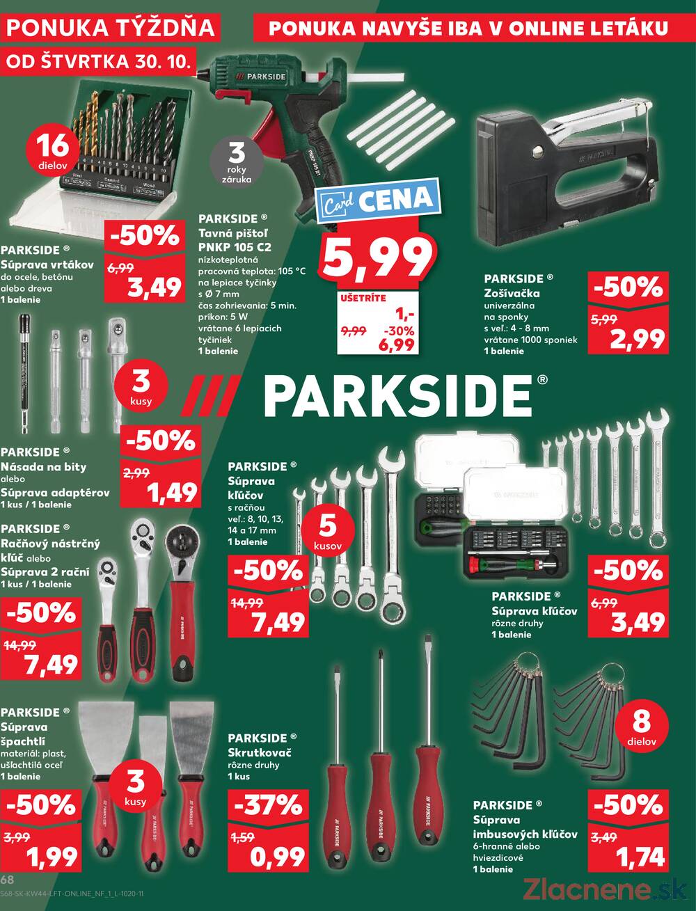 Leták Kaufland - Kaufland 30.10. - 5.11. - Kaufland Vranov nad Topľou - strana 68 Leták Kaufland - Kaufland 30.10. - 5.11. - Kaufland Vranov nad Topľou - strana 68