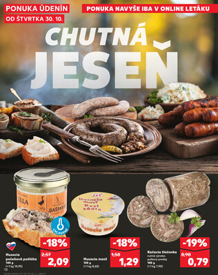 Kaufland 30.10. - 5.11. - Kaufland Bardejov