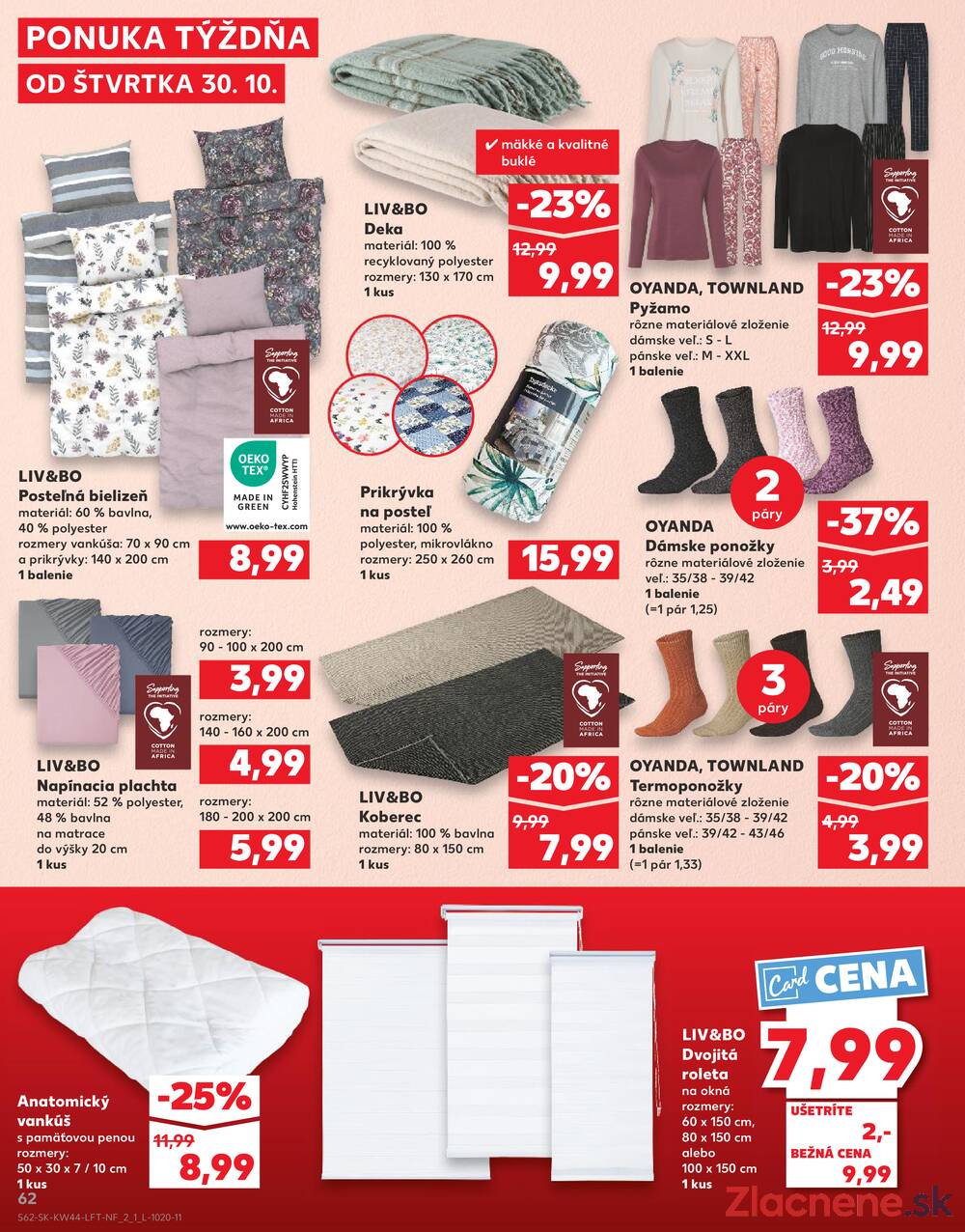 Leták Kaufland - Kaufland 30.10. - 5.11. - Kaufland Poprad - Jiřího Wolkera - strana 62