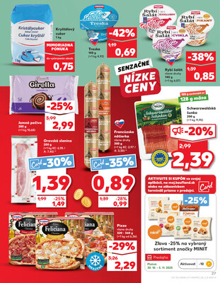 Kaufland 30.10. - 5.11. - Kaufland Poprad - Jiřího Wolkera