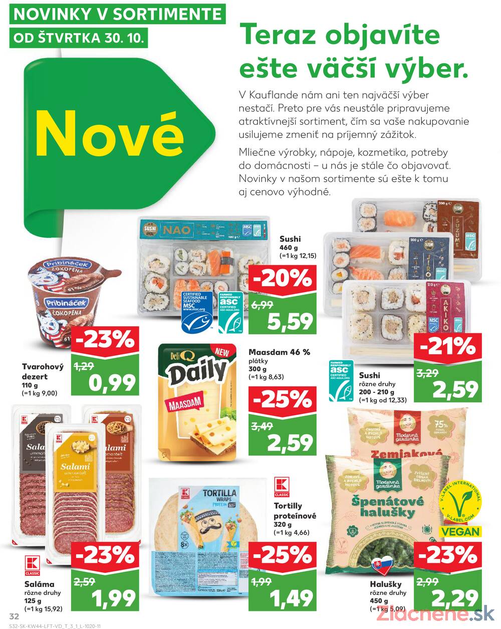 Leták Kaufland
		  platný do 5.11.2025 - strana 32