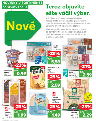 Kaufland 30.10. - 5.11. - Kaufland Veľký Meder