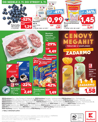 Kaufland 30.10. - 5.11. - Kaufland Topoľčany