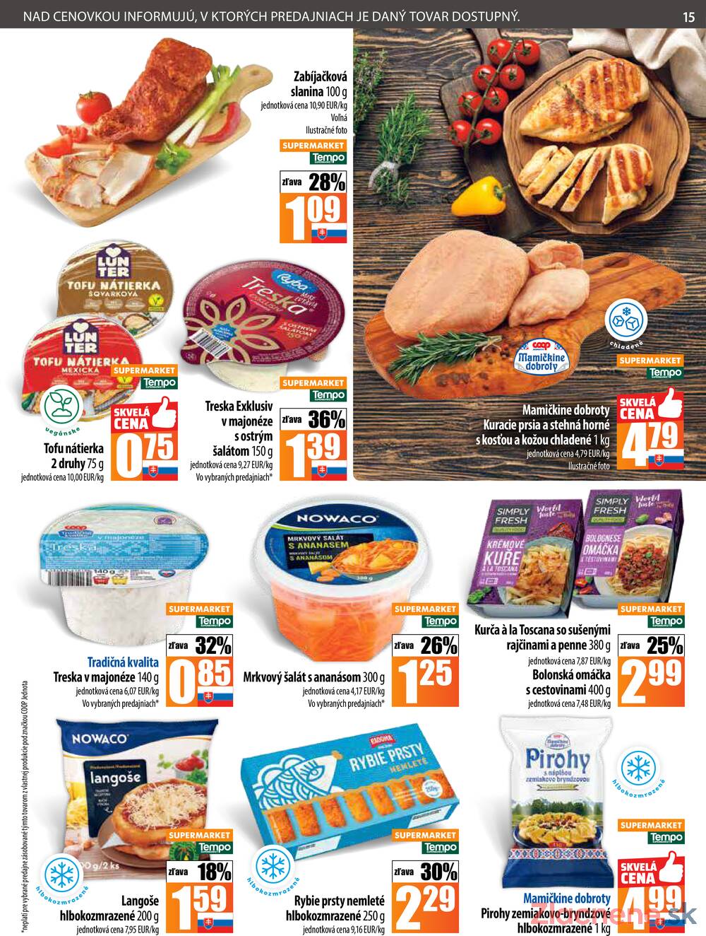 Leták COOP Jednota Slovensko
		  platný do 5.11.2025 - strana 15