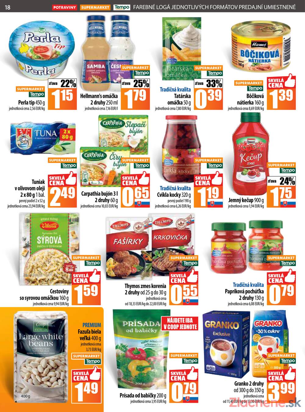 Leták COOP Jednota Slovensko
		  platný do 5.11.2025 - strana 18