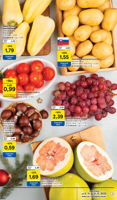 Tesco supermarkety od 5.11. do 11.11.2025