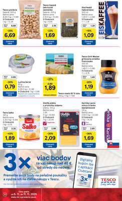 Tesco supermarkety od 5.11. do 11.11.2025