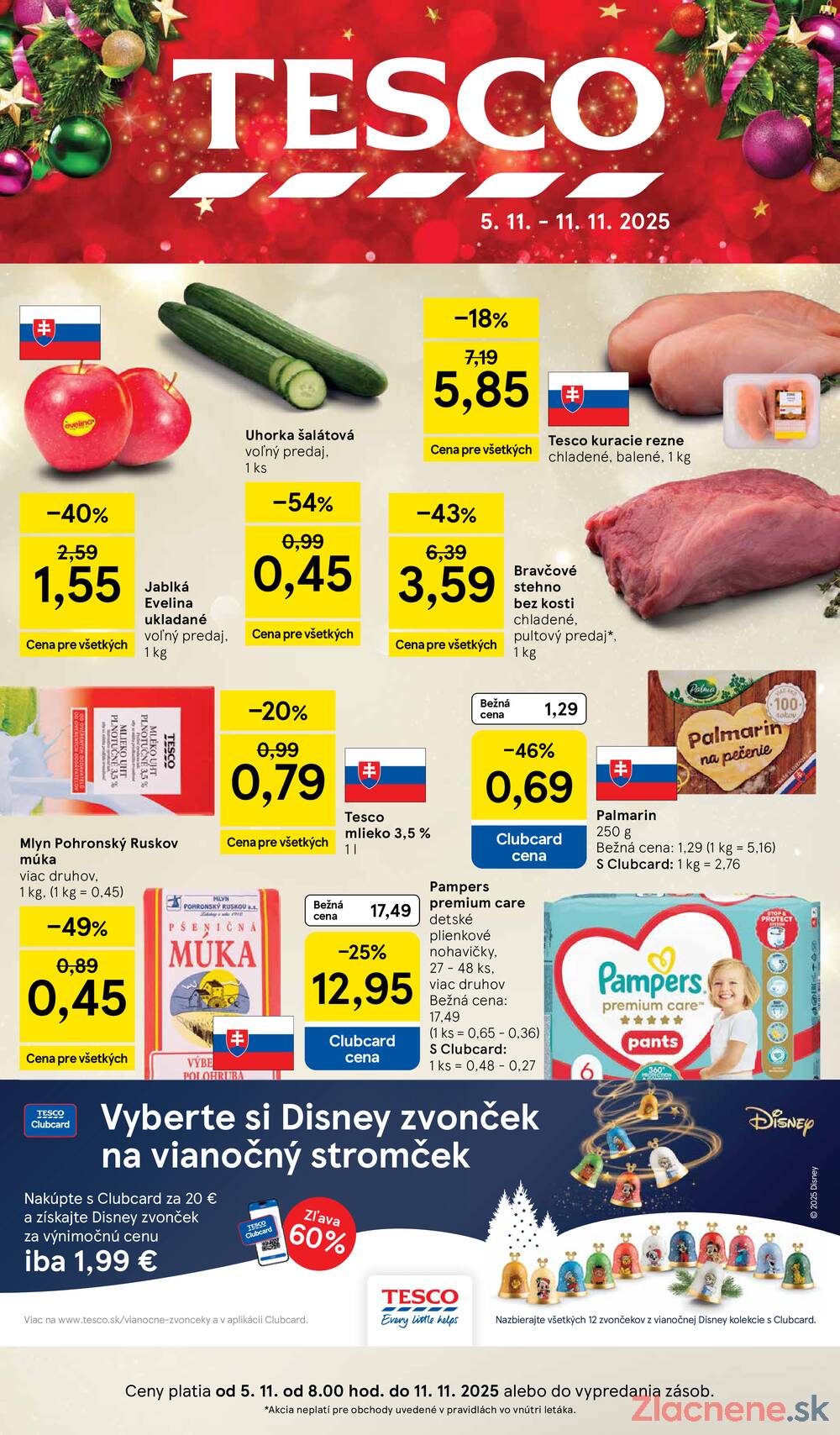 Leták Tesco
		  platný do 11.11.2025 - strana 1