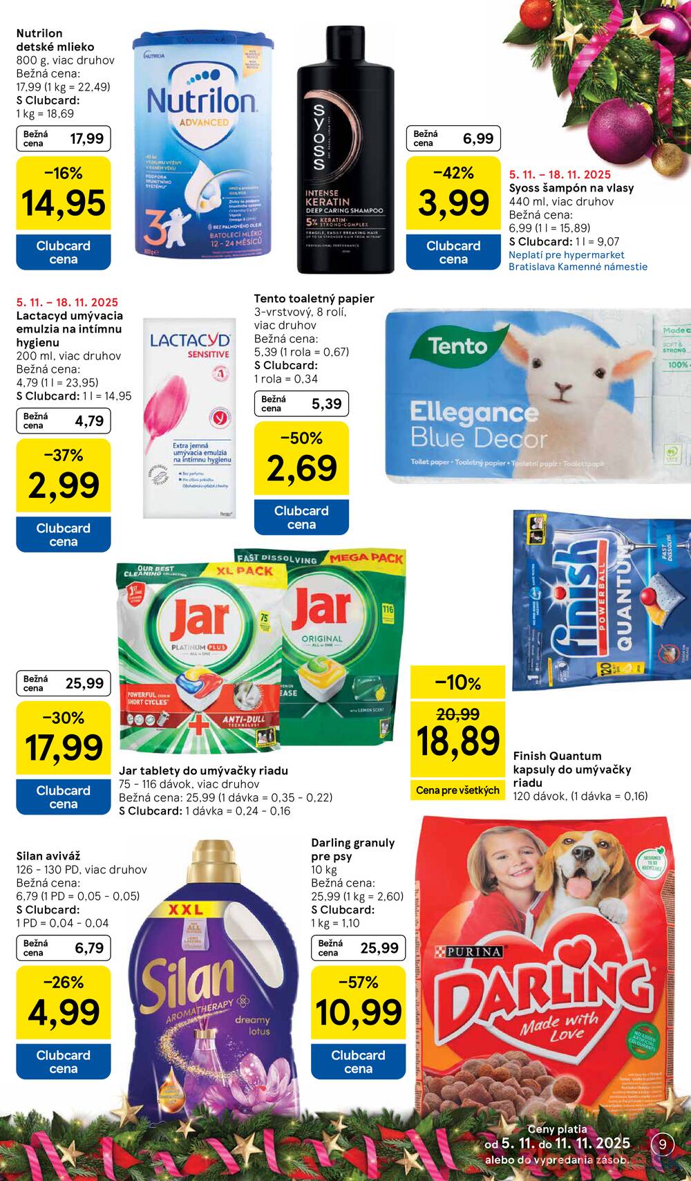 Leták Tesco
		  platný do 11.11.2025 - strana 9