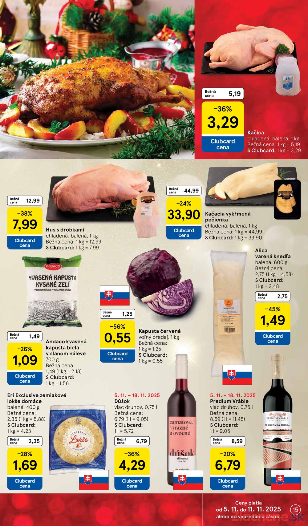Leták Tesco
		  platný do 11.11.2025 - strana 15