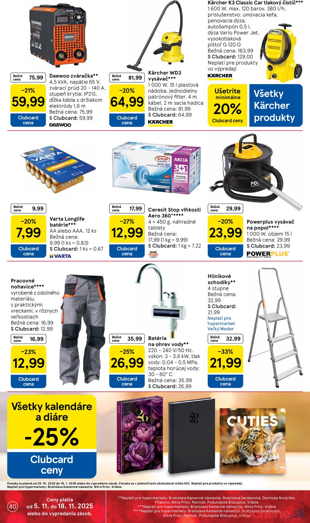 Leták Tesco
		  platný do 11.11.2025 - strana 40