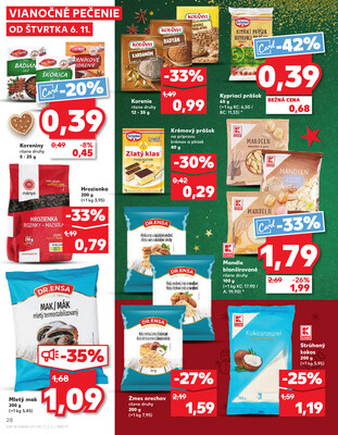 Kaufland 6.11. - 12.11. - Kaufland Poprad - Jiřího Wolkera