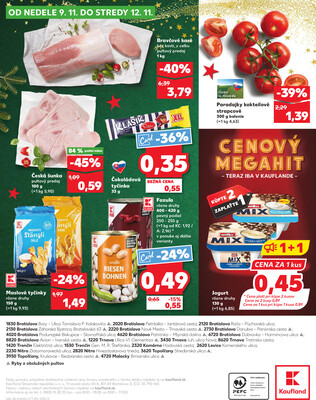 Kaufland 6.11. - 12.11. - Kaufland Bratislava - Rača