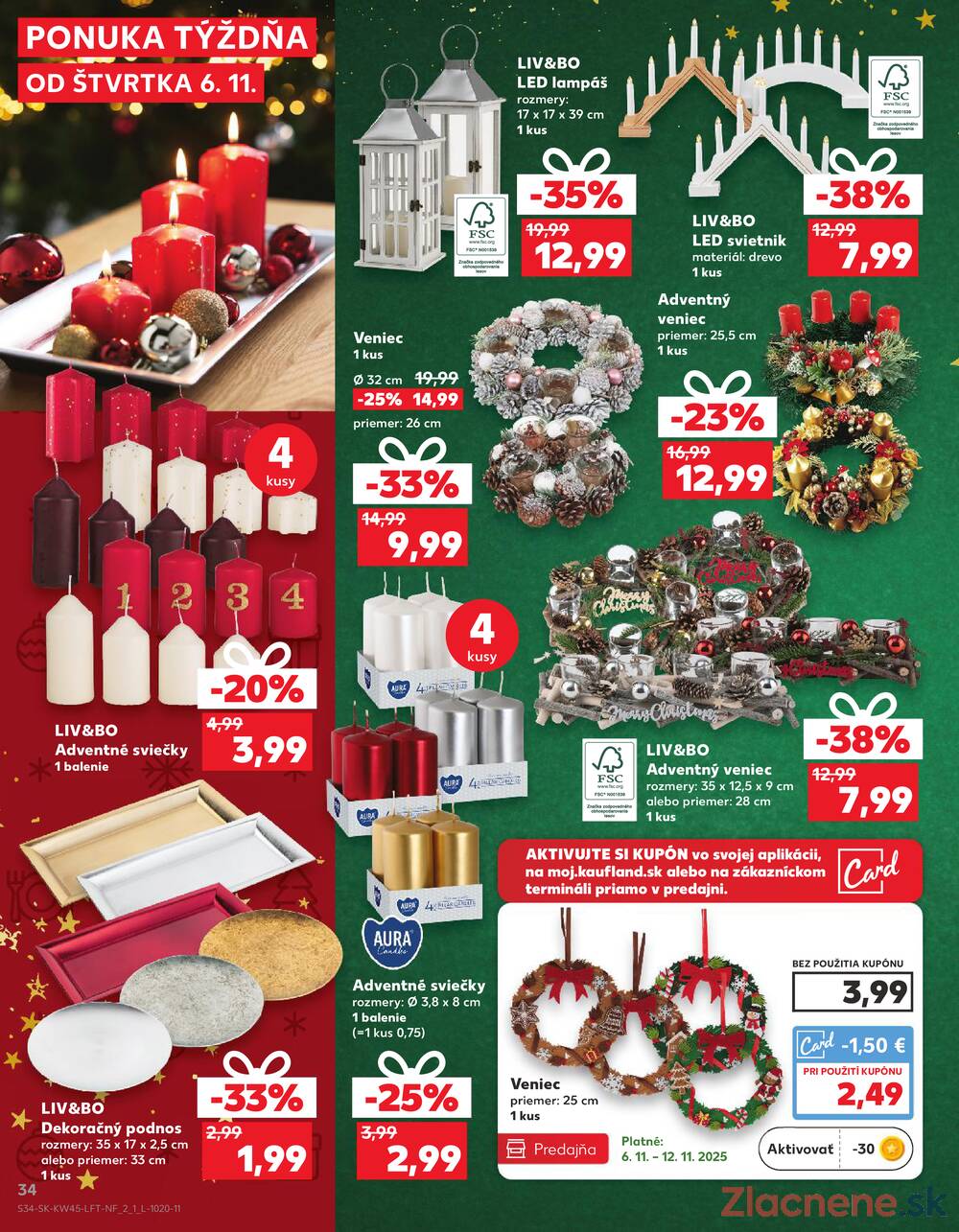 Leták Kaufland - Kaufland 6.11. - 12.11. - Kaufland Košice - Popradská - strana 34 Leták Kaufland - Kaufland 6.11. - 12.11. - Kaufland Košice - Popradská - strana 34