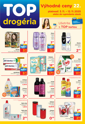 TOP drogerie : 1 leták