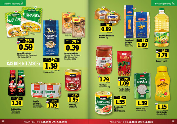 Leták Fresh
platný do 19.11.2025 - strana 11