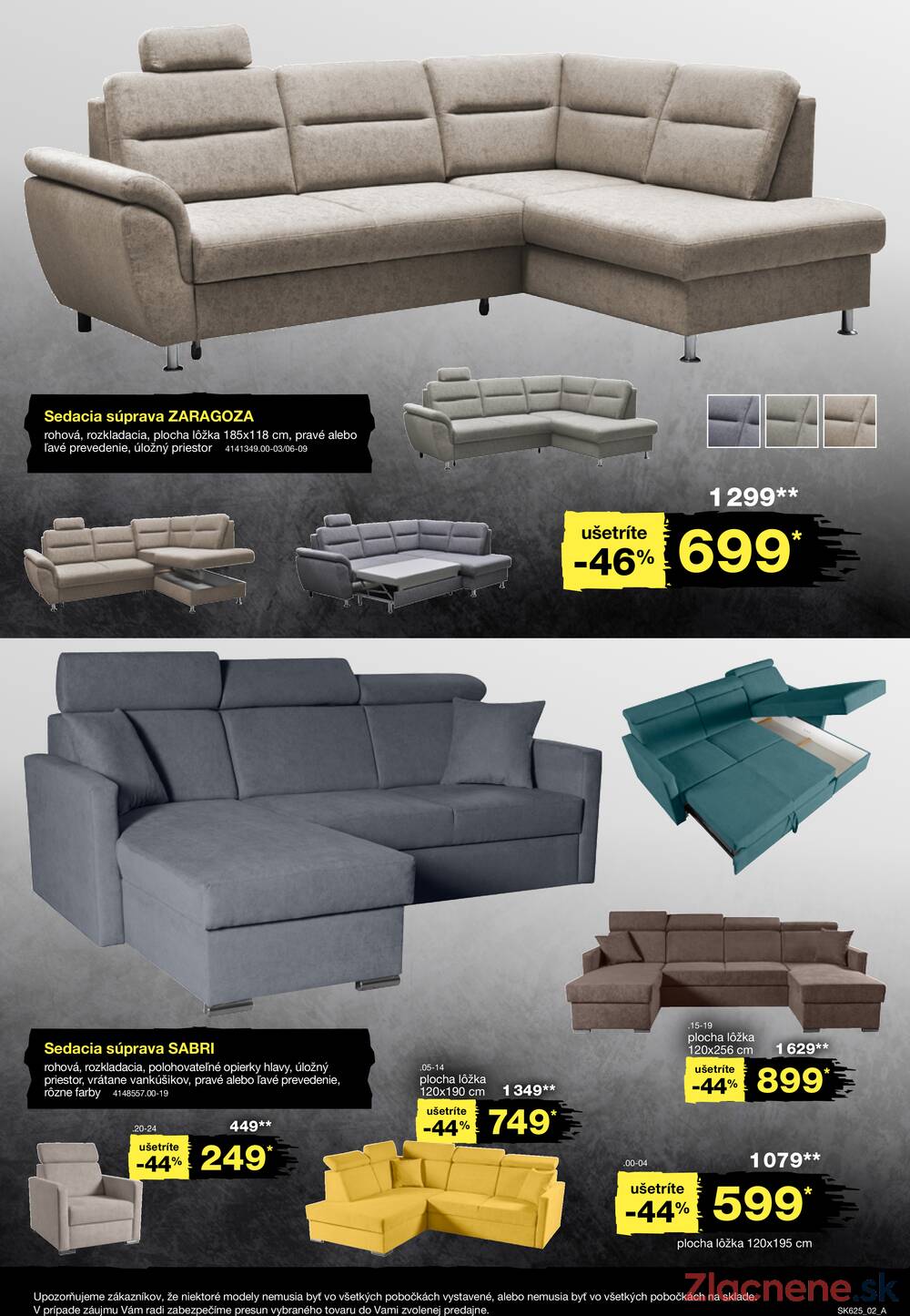 Leták SCONTO nábytok
platný do 4.12.2025 - strana 2