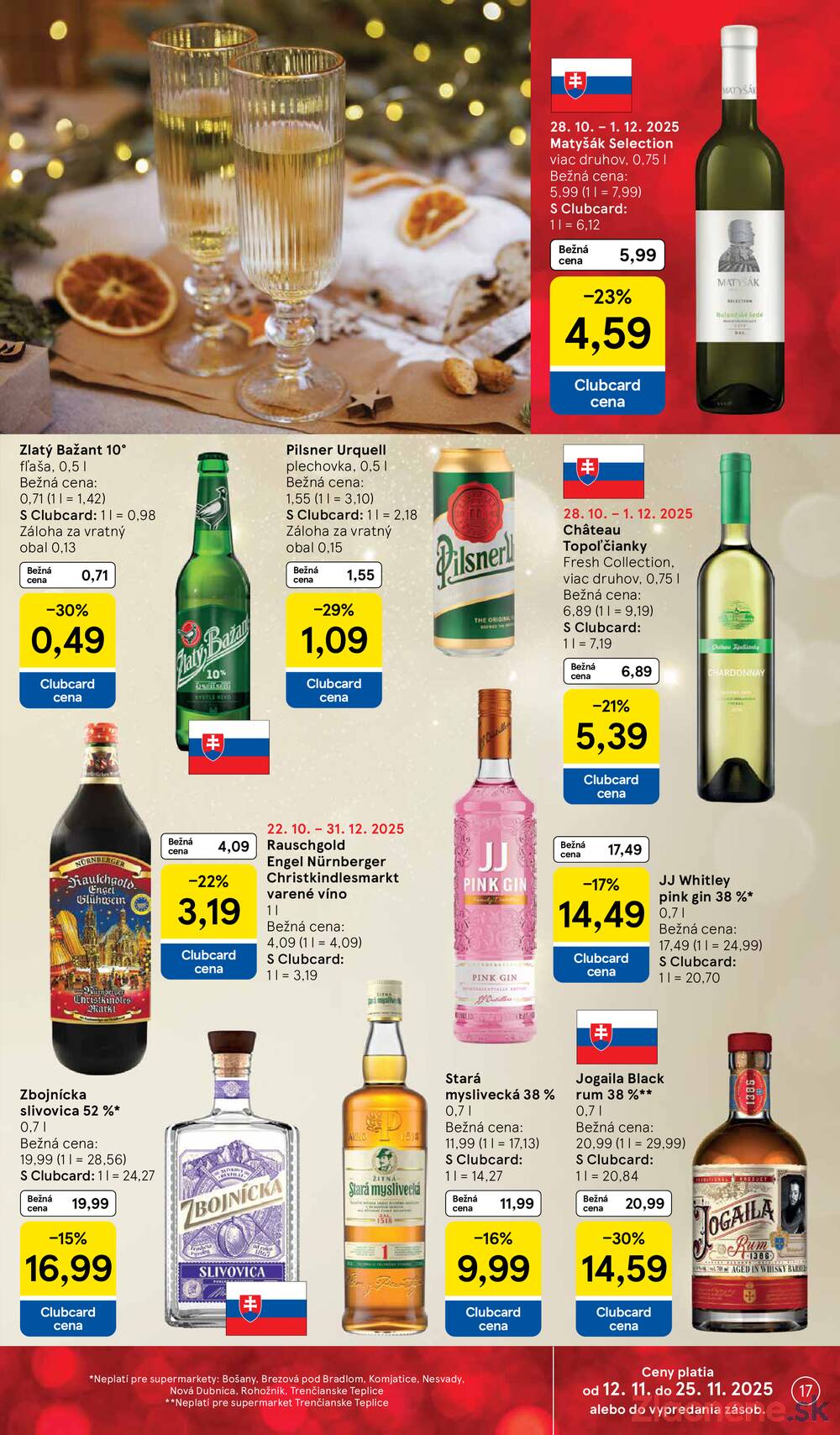 Leták Tesco - Tesco supermarkety od 12.11. do 18.11.2025 - strana 17