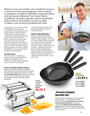 Leták Tescoma
platný do 31.1.2026 - strana 21