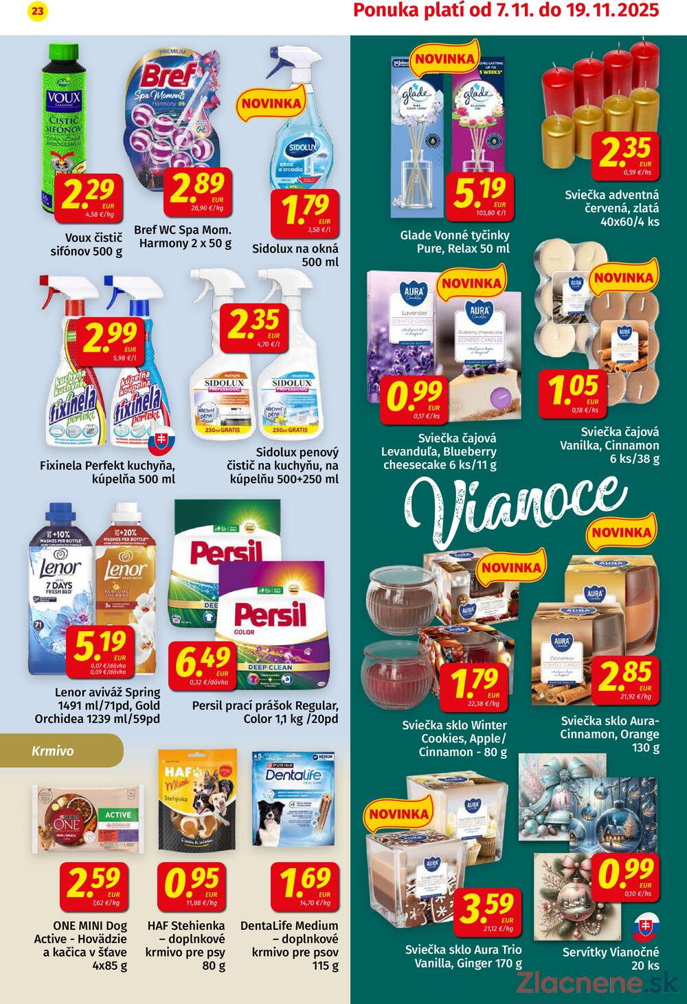Leták KORUNA
		  platný do 19.11.2025 - strana 23