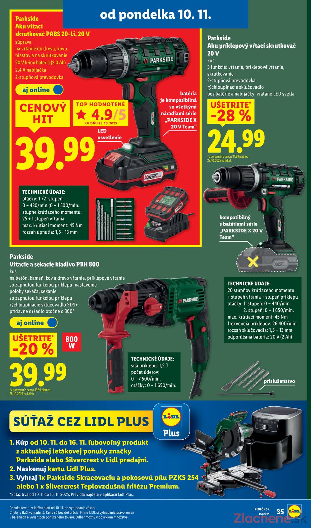 Leták Lidl
platný do 16.11.2025 - strana 59