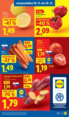 Leták Lidl
platný do 16.11.2025 - strana 15
