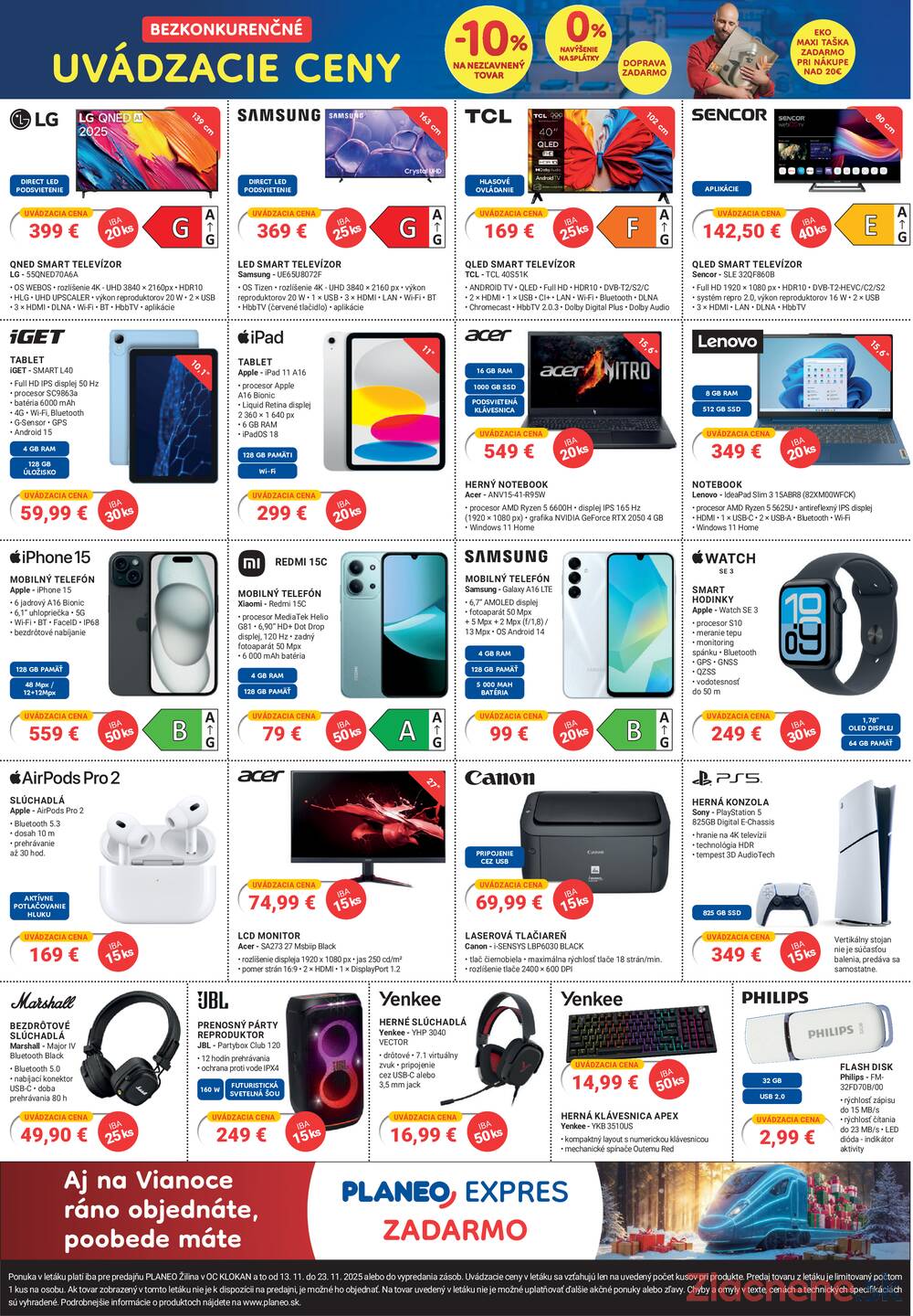 Leták PLANEO Elektro
platný do 23.11.2025 - strana 4