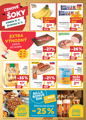 Billa od 12.11. do 18.11.2025