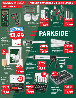 Leták Kaufland
platný do 19.11.2025 - strana 70