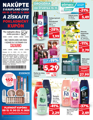 Leták Kaufland
platný do 19.11.2025 - strana 56