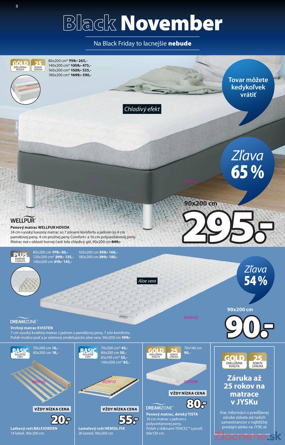 Leták Jysk
platný do 23.11.2025 - strana 8