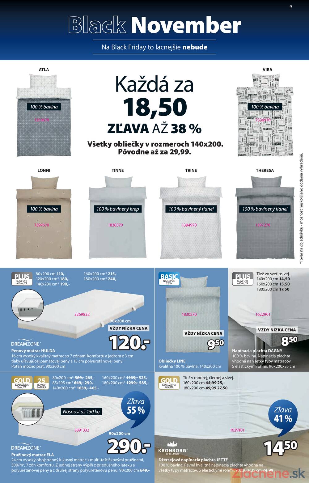 Leták Jysk
platný do 23.11.2025 - strana 9