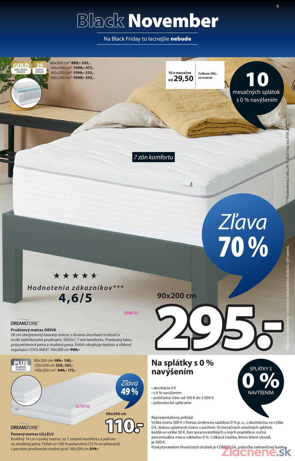 Leták Jysk
platný do 23.11.2025 - strana 9