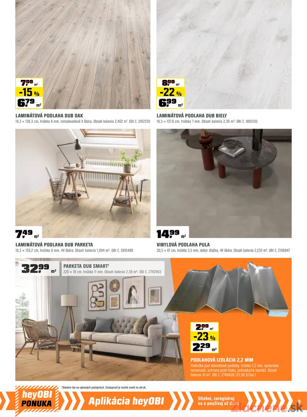 Leták OBI
platný do 30.11.2025 - strana 9