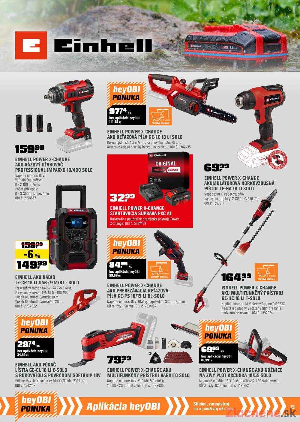 Leták OBI
platný do 30.11.2025 - strana 19