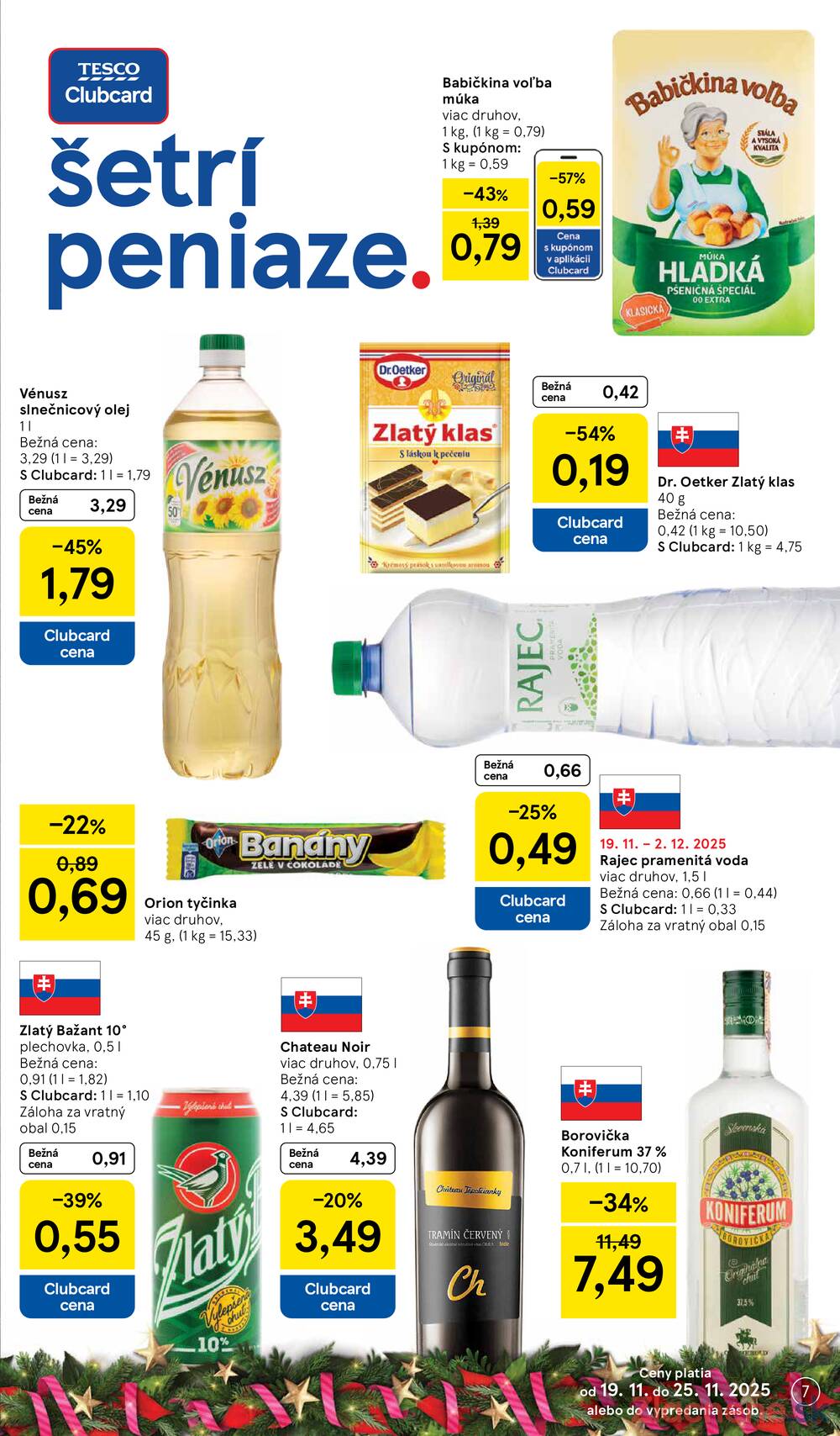 Leták Tesco - Tesco malé hypermarkety od 19.11. do 25.11.2025 - strana 7 Leták Tesco - Tesco malé hypermarkety od 19.11. do 25.11.2025 - strana 7