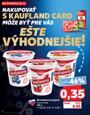 Kaufland 20.11. - 26.11. - Kaufland Spišská Nová Ves