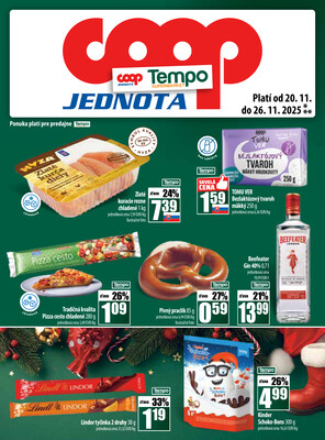 Leták COOP Jednota Slovensko
		  platný do 26.11.2025 - strana 29