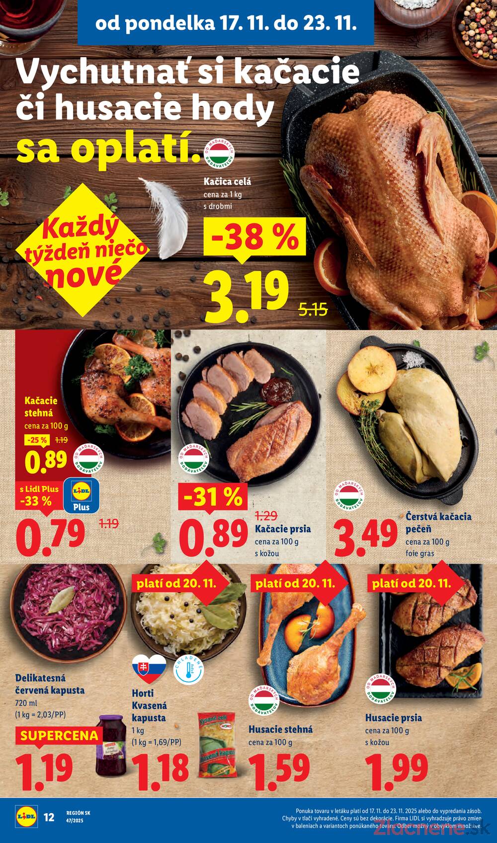 Leták Lidl
		  platný do 23.11.2025 - strana 12