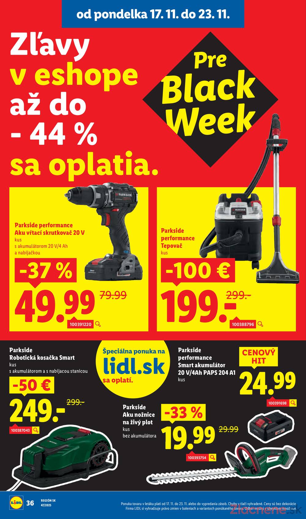 Leták Lidl
		  platný do 23.11.2025 - strana 50