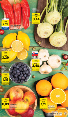 Tesco supermarkety od 26.11. do 2.12.2025