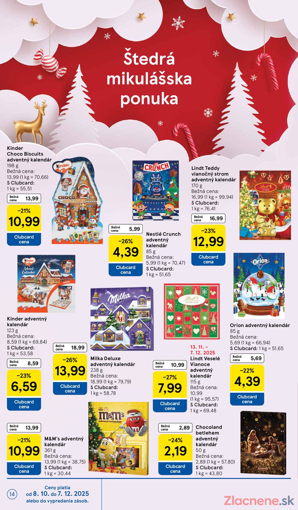 Leták Tesco
		  platný do 2.12.2025 - strana 14