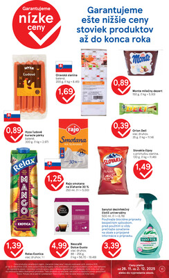 Tesco malé hypermarkety od 26.11. do 2.12.2025