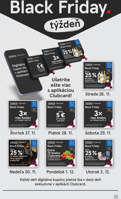 Tesco malé hypermarkety od 26.11. do 2.12.2025