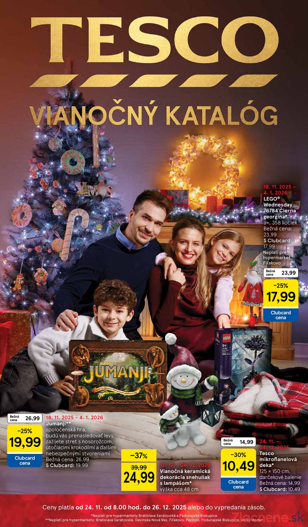 Leták Tesco - Tesco SPECIÁL velké hypermarkety  od 25.11. do 24.12.2025 - strana 1