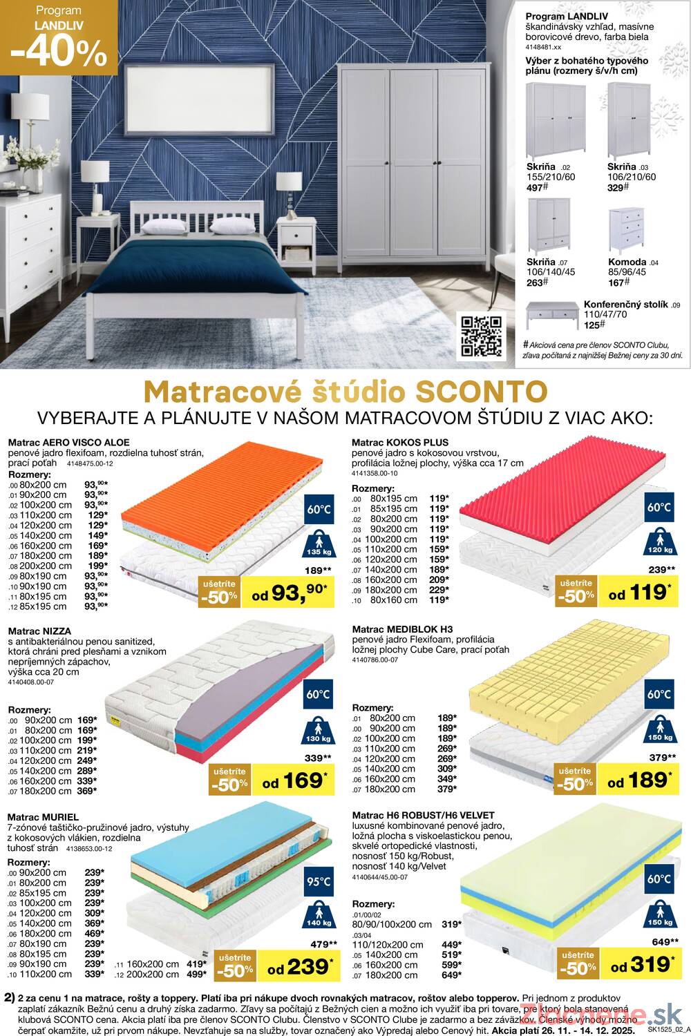 Leták SCONTO nábytok
platný do 21.12.2025 - strana 2
